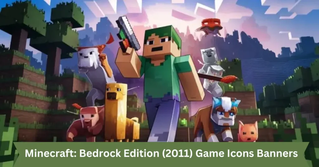 Minecraft: Bedrock Edition (2011) Game Icons Banners minecraft bedrock edition (2011) game icons banners